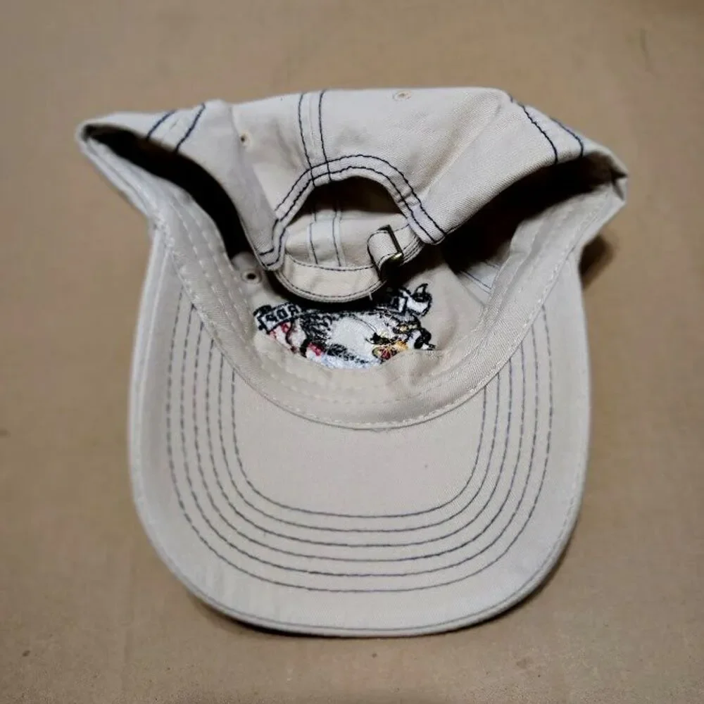 American Crop Insurance Tan Baseball Cap Embroidered Eagle Logo Adjustable
